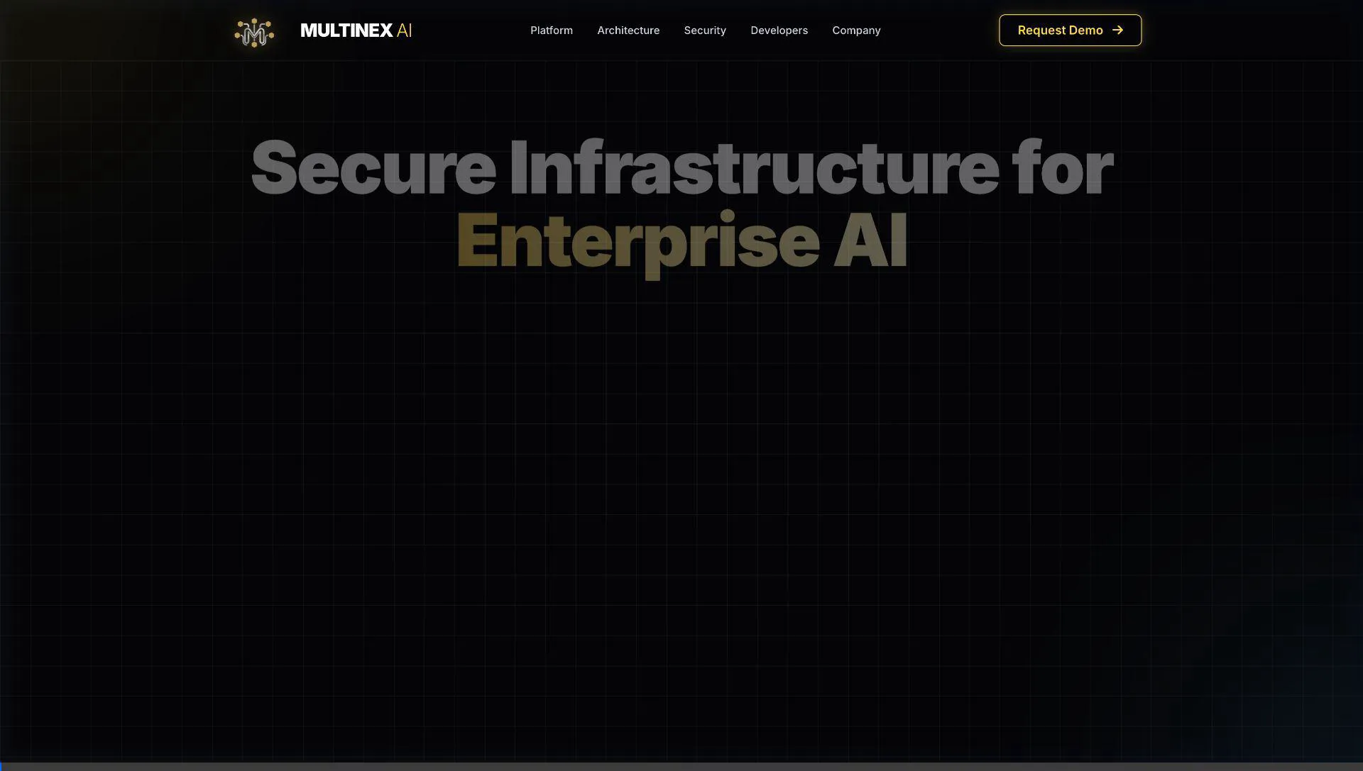Deployed marketing site